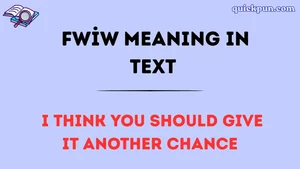 FWİW Meaning in Text