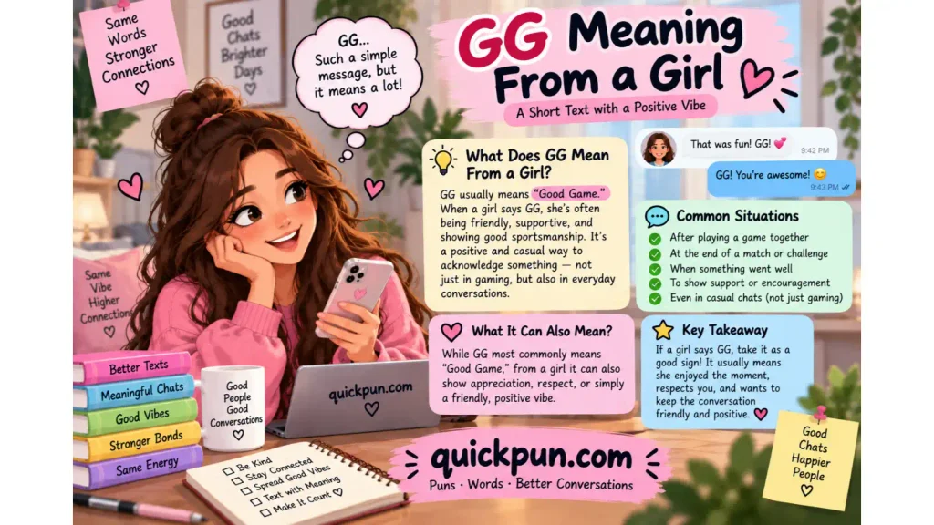 GG Meaning From a Girl
