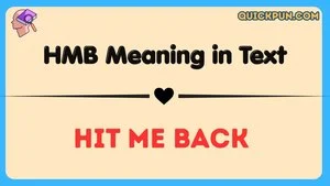 HMB Meaning in Text