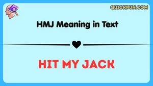 HMJ Meaning in Text