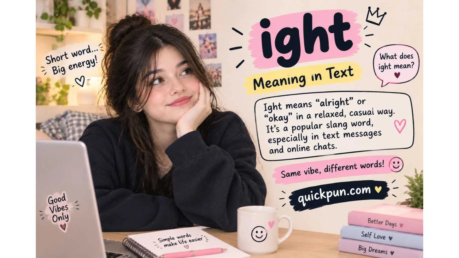 Ight Meaning From a Girl