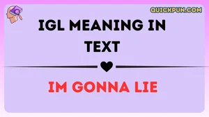 IGL Meaning in Text