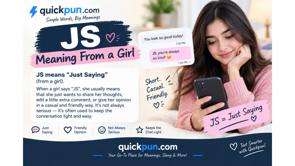 JS Meaning From a Girl