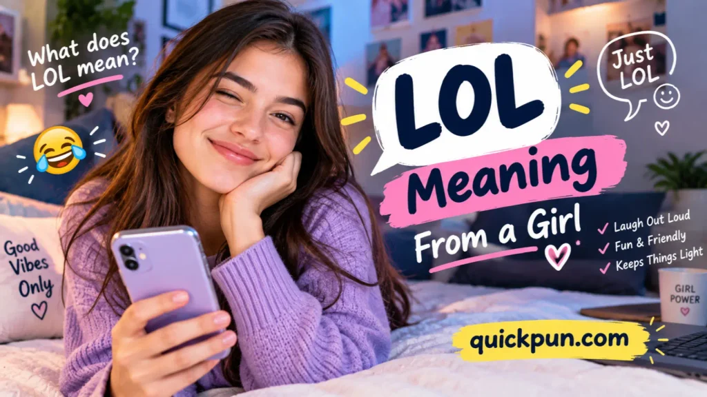 LOL Meaning From a Girl
