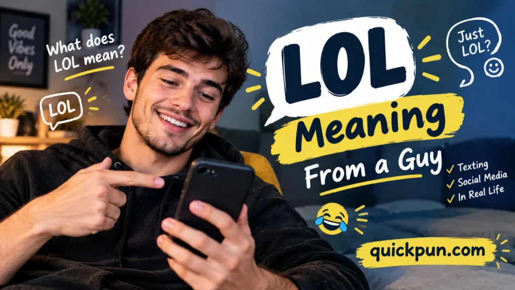 LOL Meaning From a Guy