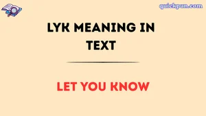 LYK Meaning in Text