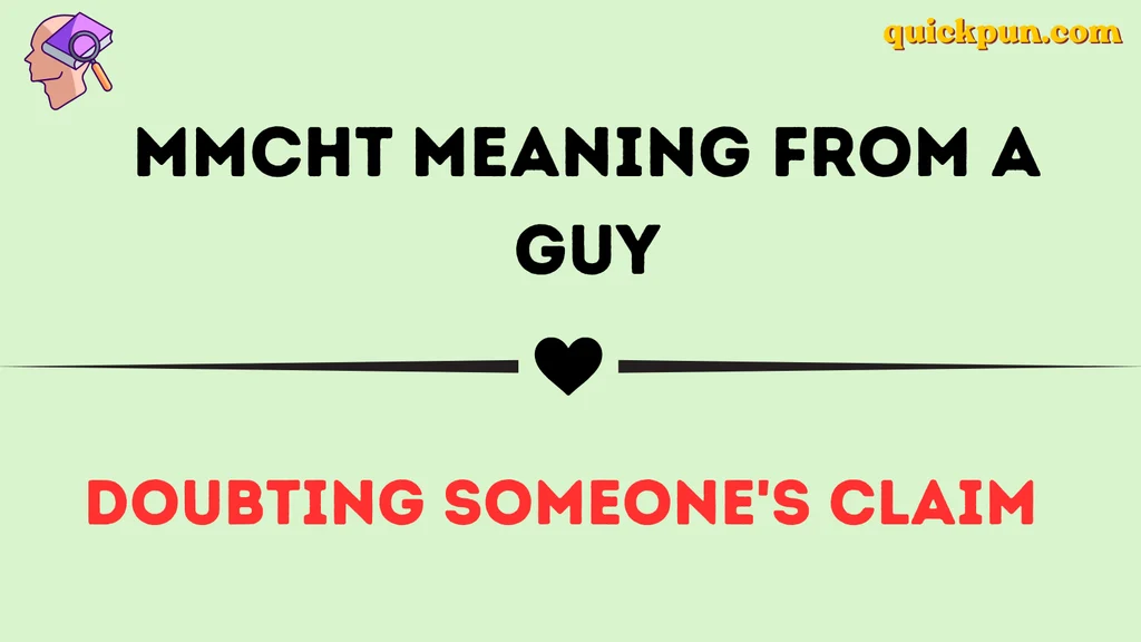 MMCHT Meaning From a Guy