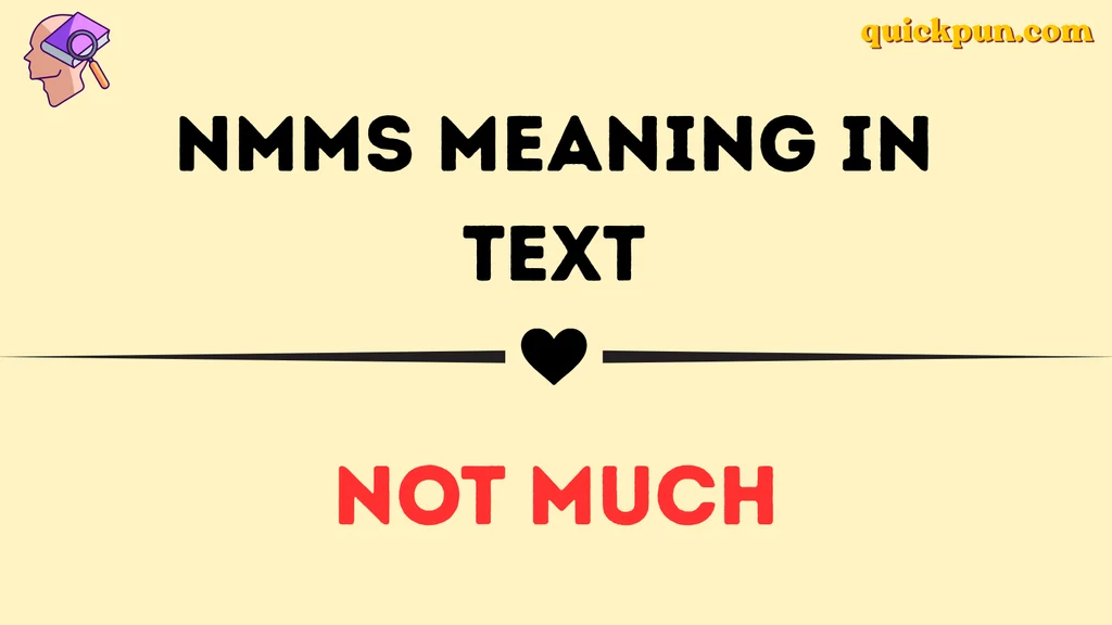 NMMS Meaning in Text