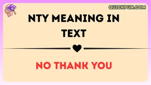 NTY Meaning in Text