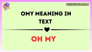 OMY Meaning in Text