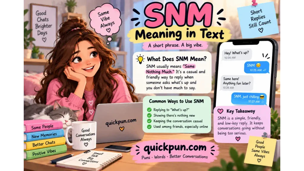 SNM Meaning in Text