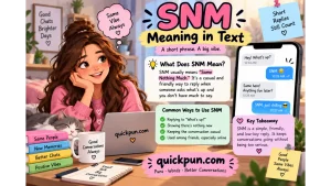 SNM Meaning in Text