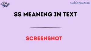 SS Meaning in Text