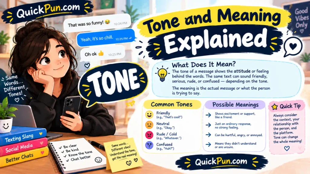 Tone and Meaning Explained