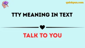 TTY Meaning in Text