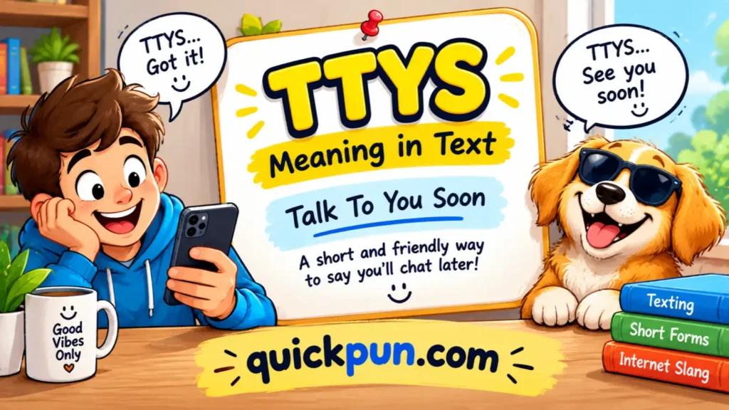 TTYS Meaning in Text