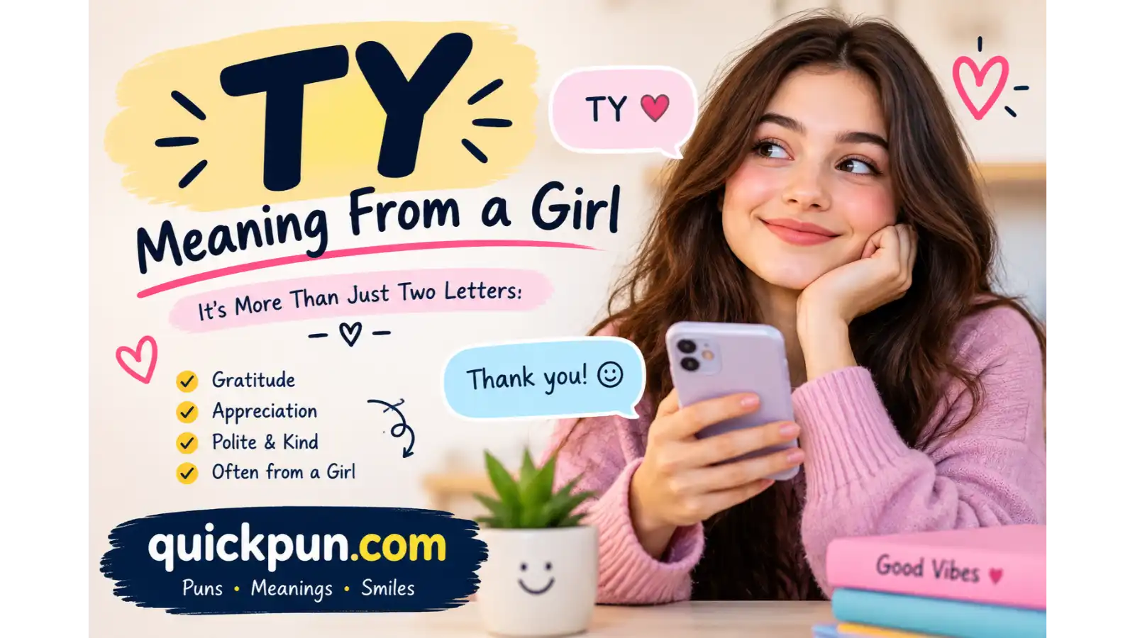 TY Meaning From a Girl