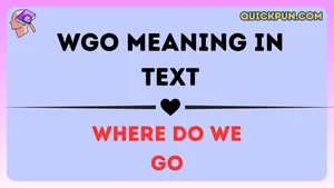 WGO Meaning in Text