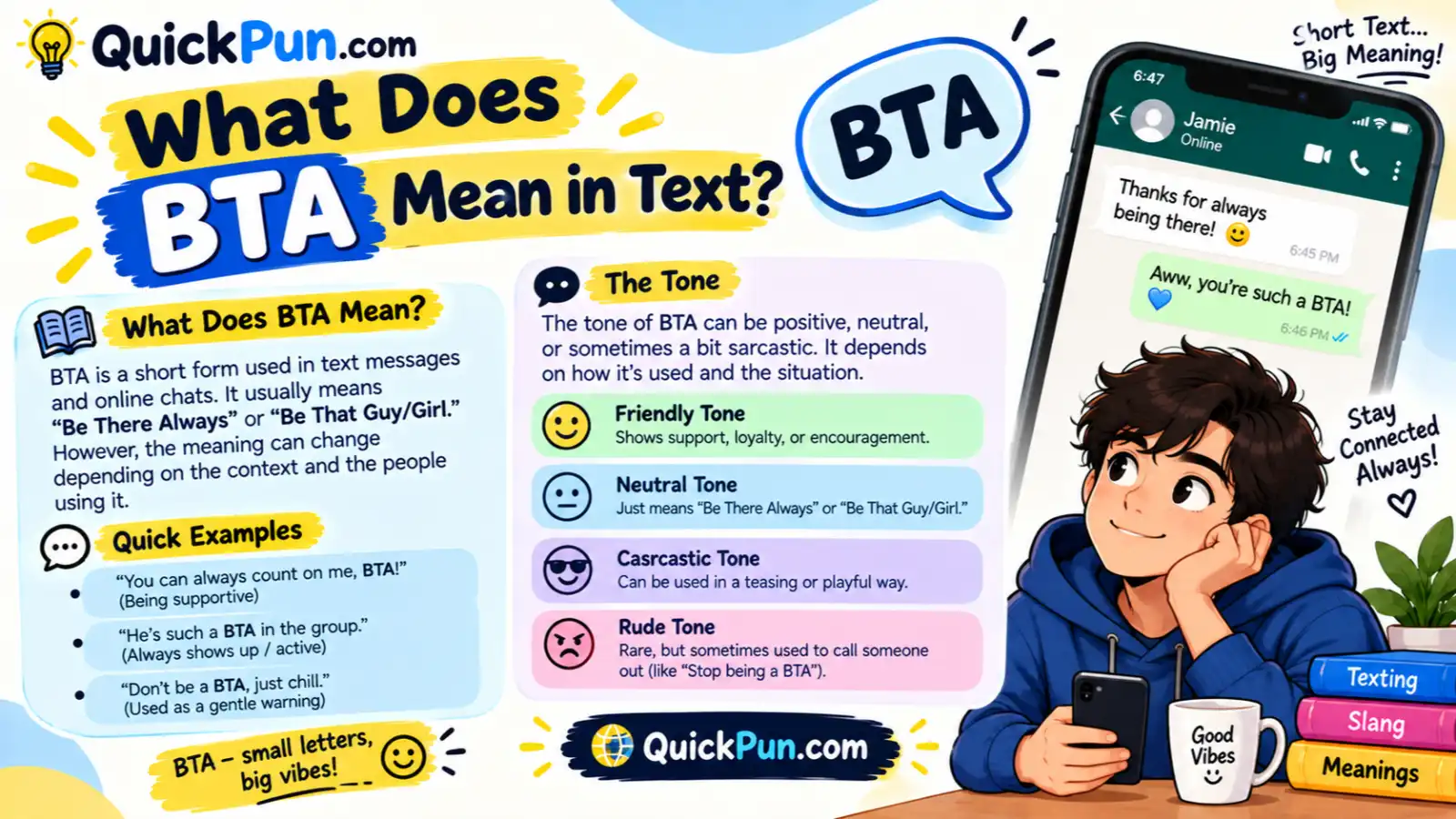 What Does BTA Mean in Text?