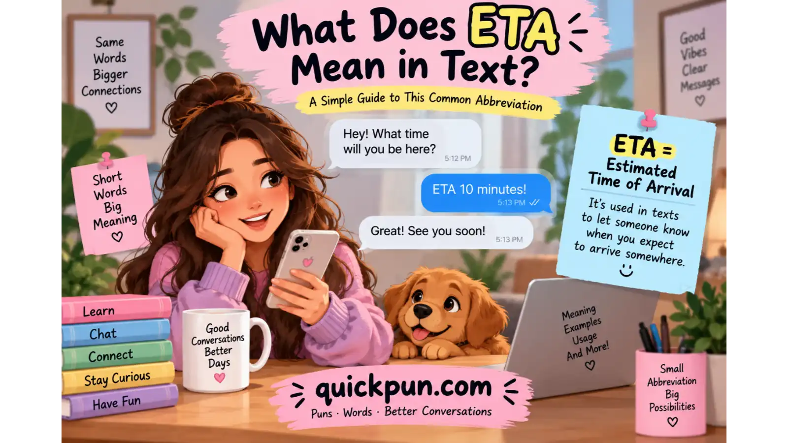 What Does ETA Mean in Text?