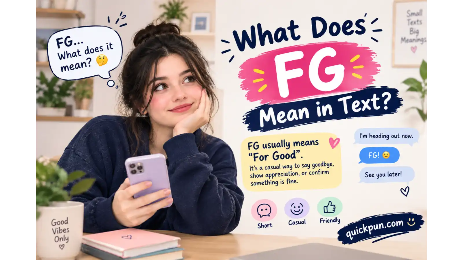 What Does FG Mean in Text?
