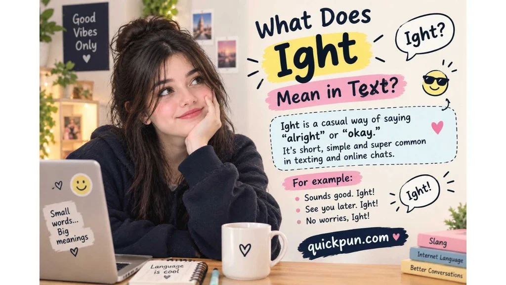 What Does Ight Mean in Text?