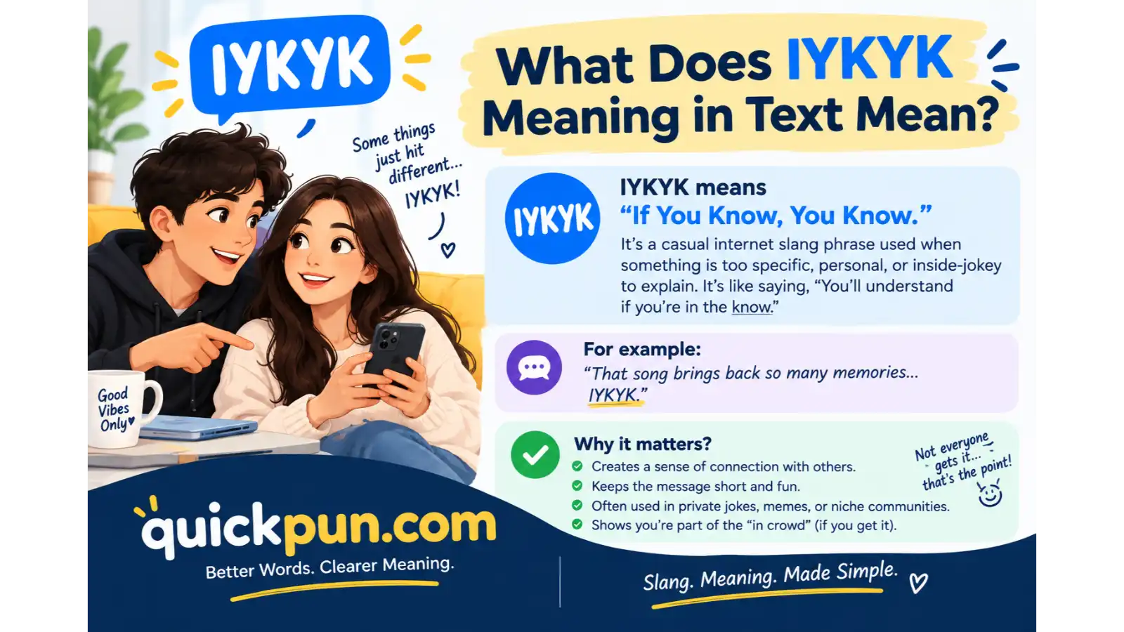 What Does IYKYK Meaning in Text Mean?