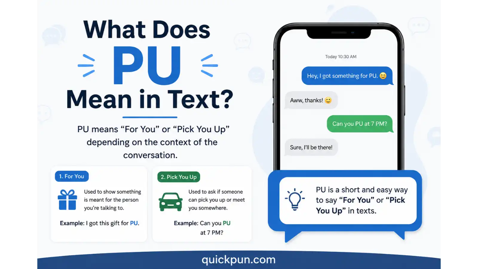 What Does PU Mean in Text?