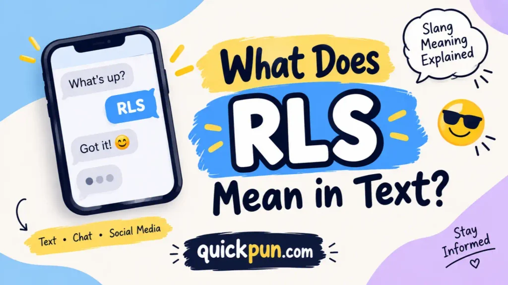 What Does RLS Mean in Text?