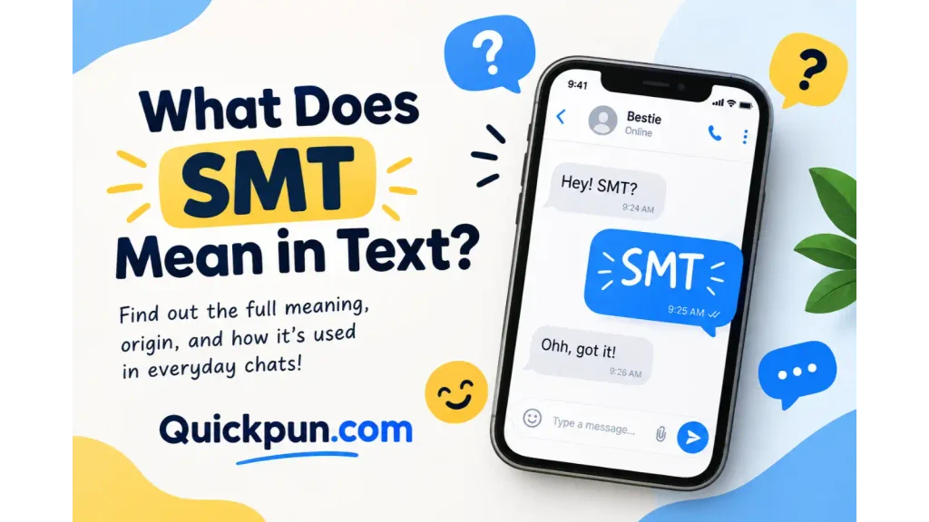What Does SMT Mean in Text?