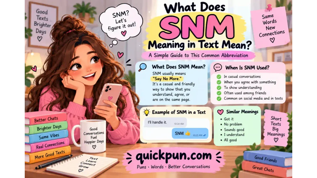 What Does SNM Meaning in Text Mean?