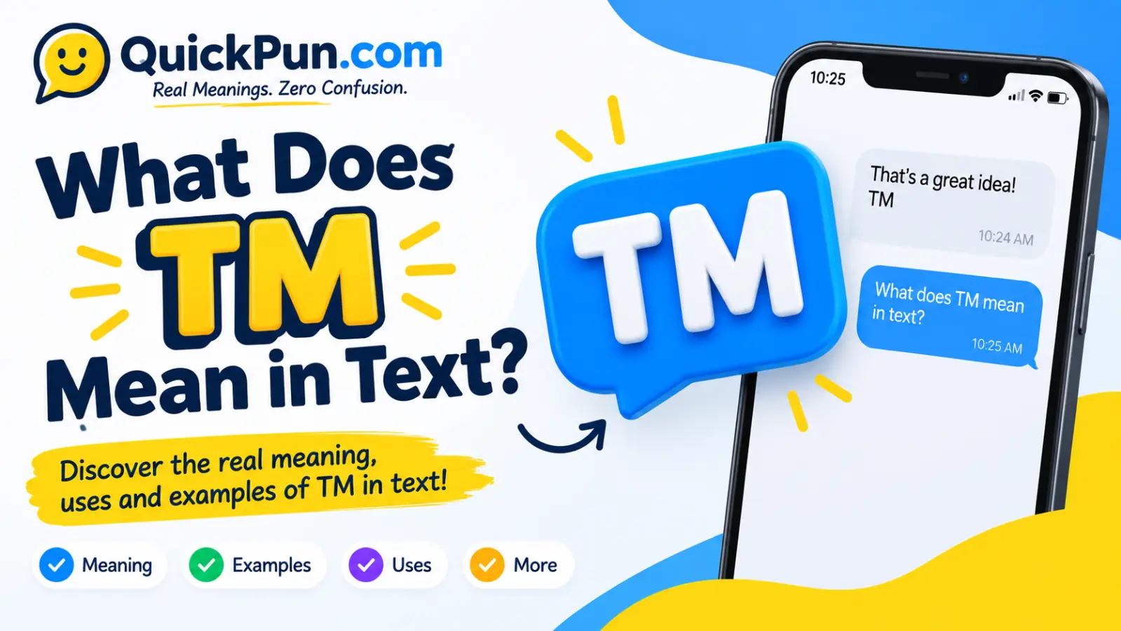 What Does TM Mean in Text