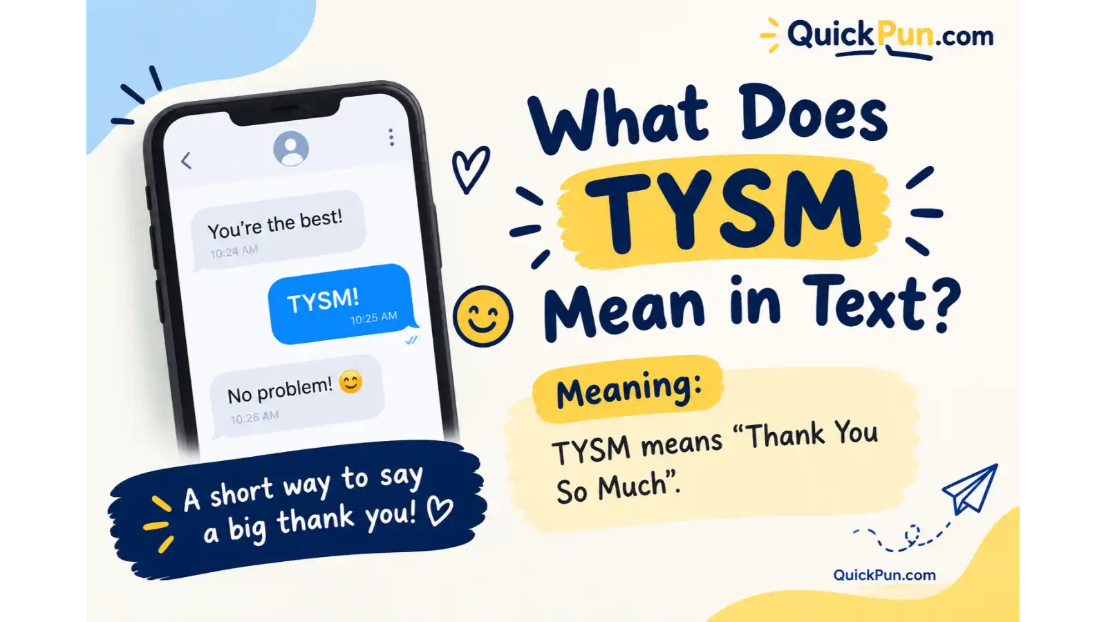 What Does TYSM Mean in Text?