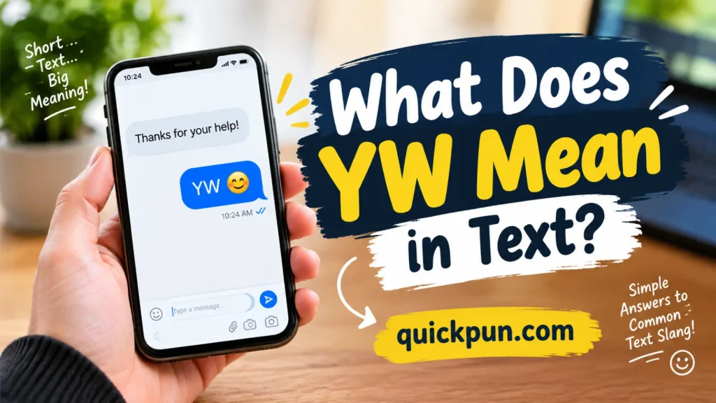 What Does YW Mean in Text?