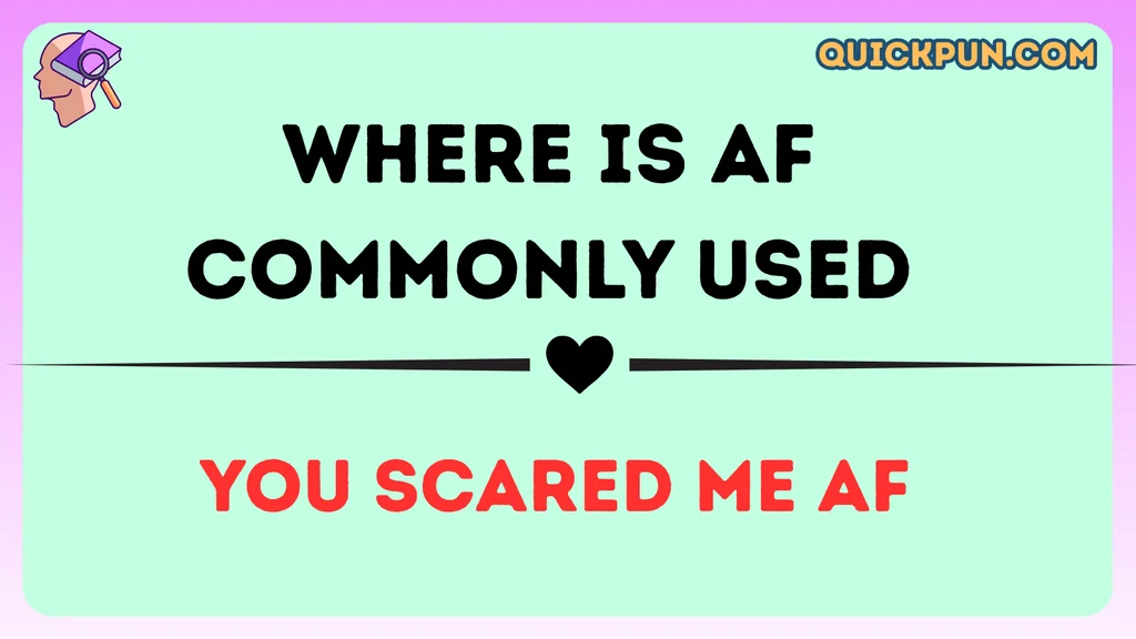 Where Is AF Commonly Used