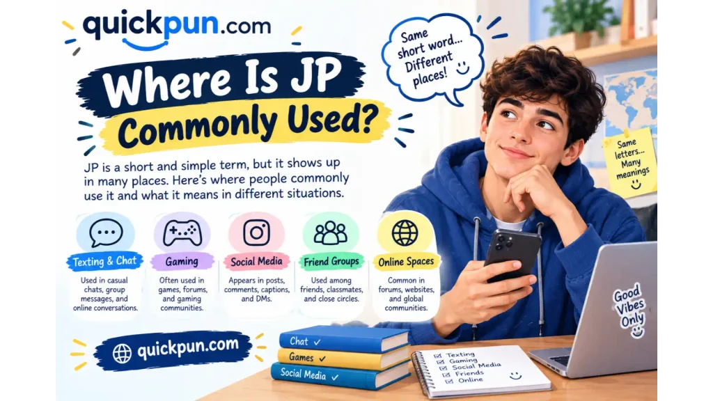Where Is JP Commonly Used?