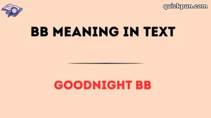BB Meaning in Text