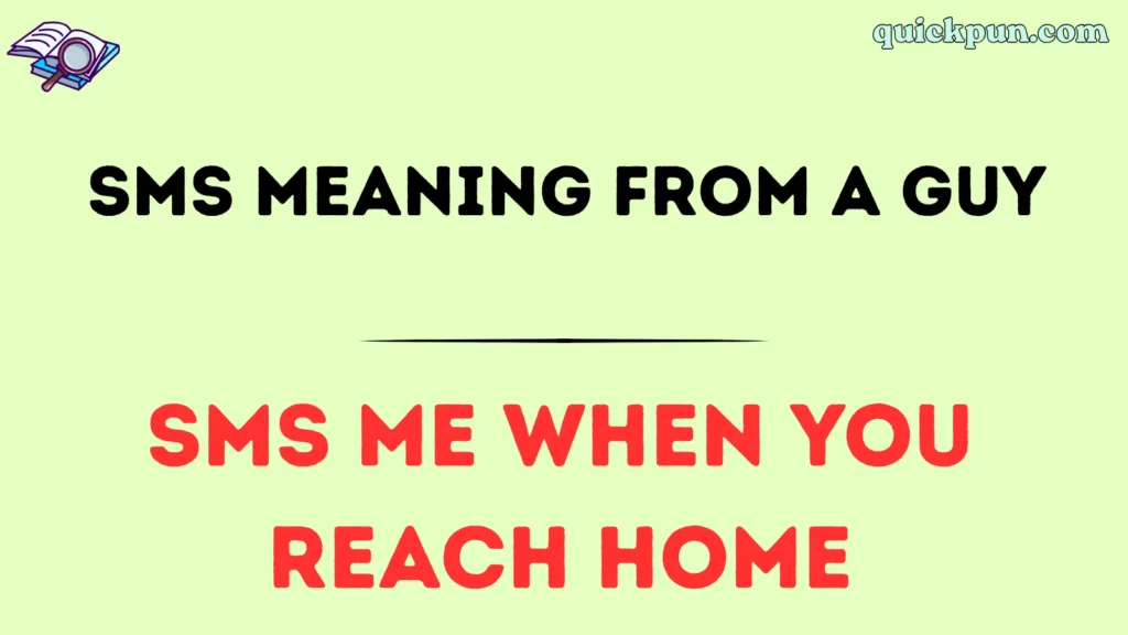SMS Meaning From a Guy