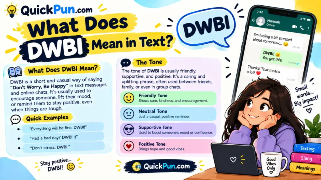 What Does DWBI Mean in Text?