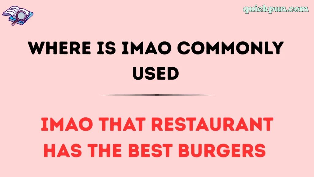 Where Is IMAO Commonly Used